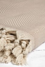 100% Памучни прекривачи за тросед 170*230 - Trendy - Beige - Image 2