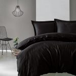 Elegant - Black – Дупла сатен постелнина
