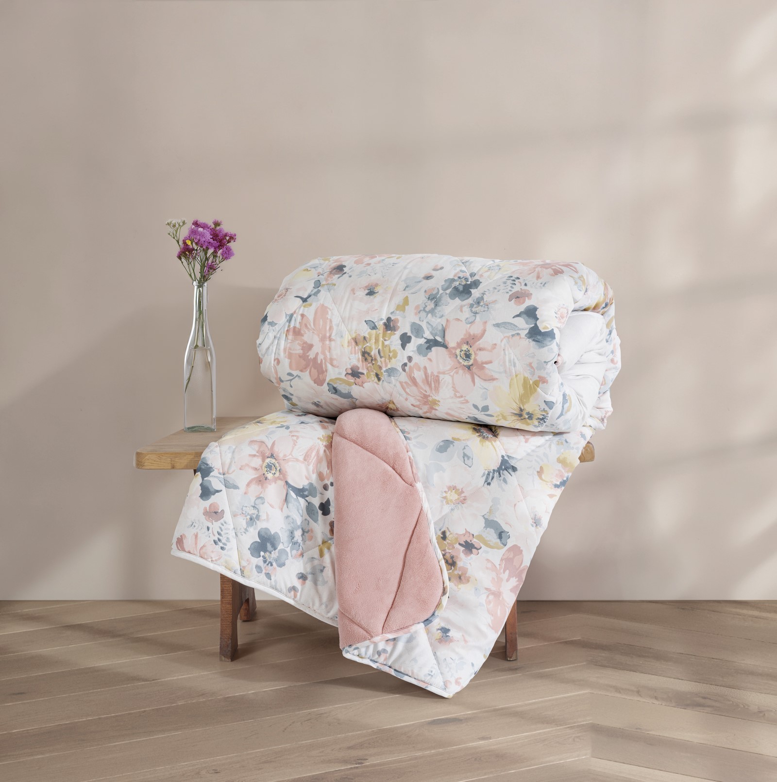 129CTN981620-201.jpg Velvet - Dalya Powder – Единечен јорган - Image 1