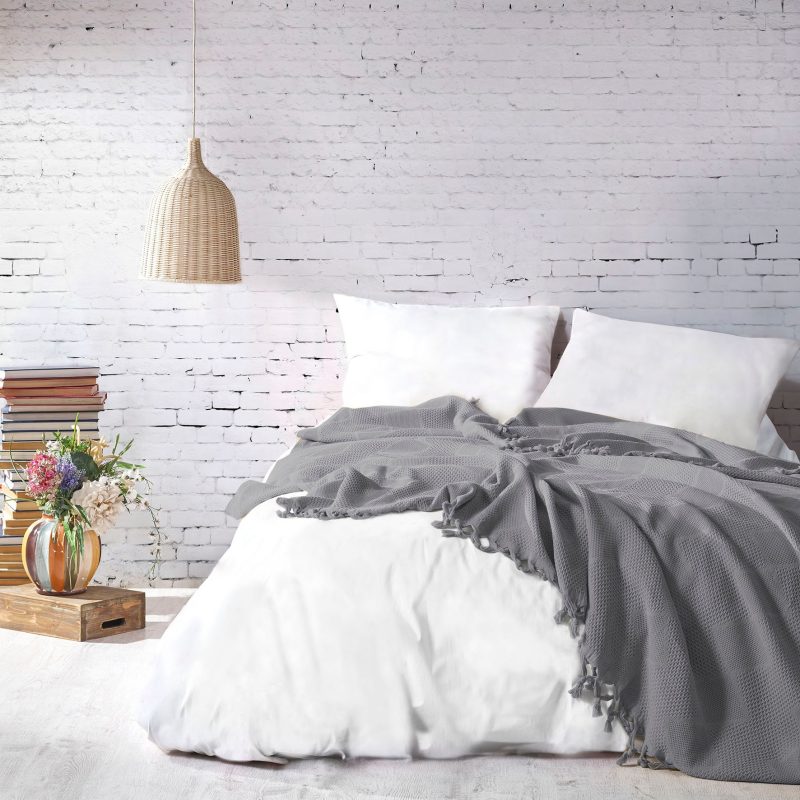 Mona – Light Grey – Дупли пике прекривач