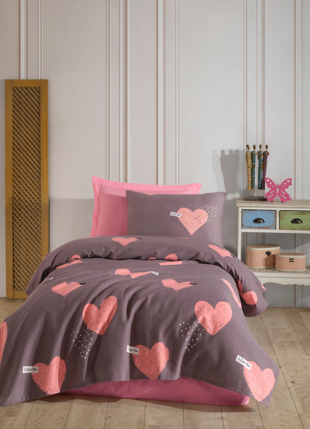 162ELR640920-201.jpg Jana - Pink – Пике прекривач - Image 1