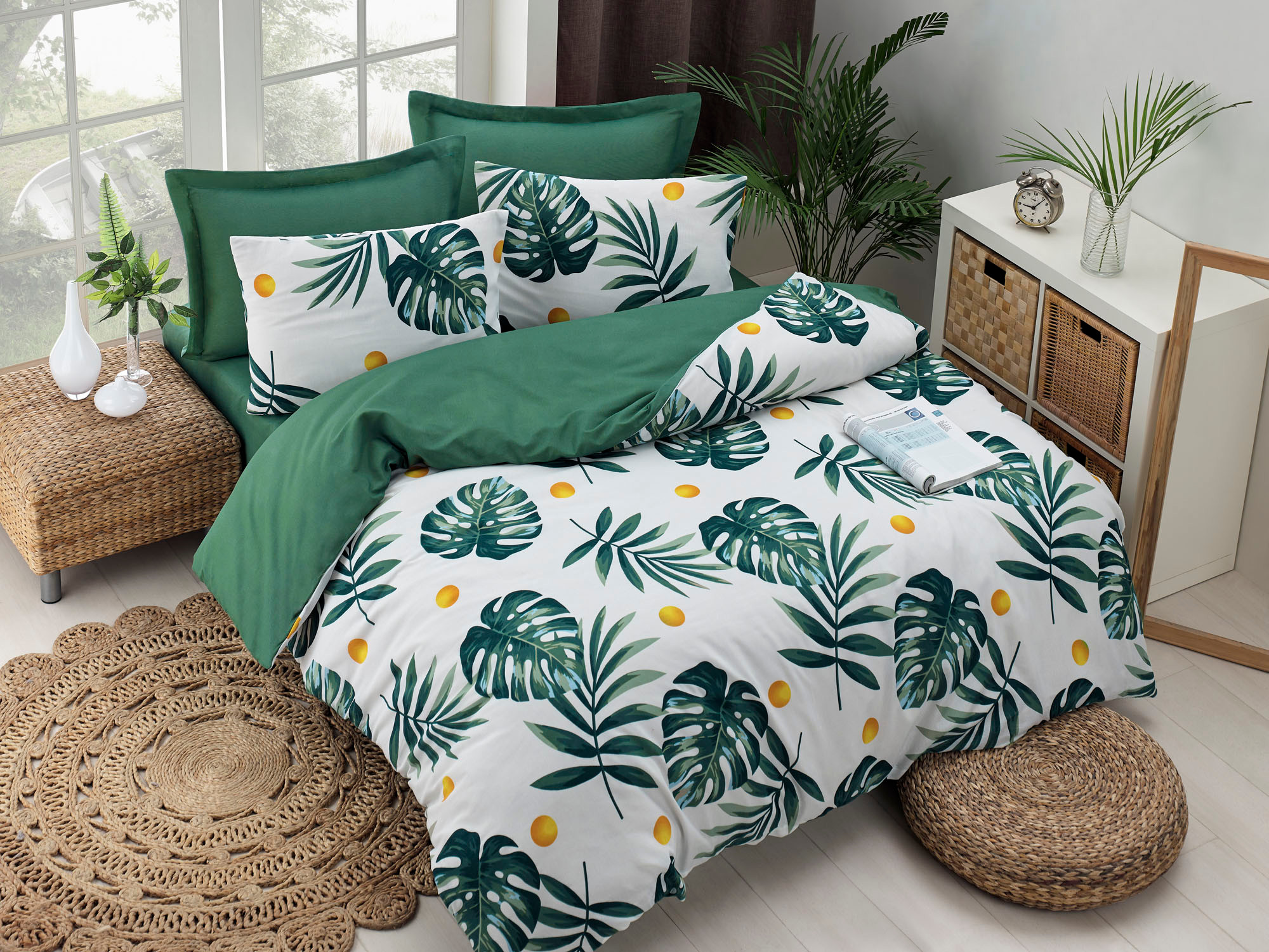 162ELR936220-201.jpg Monstera - Green – Дупла постелнина - Image 1