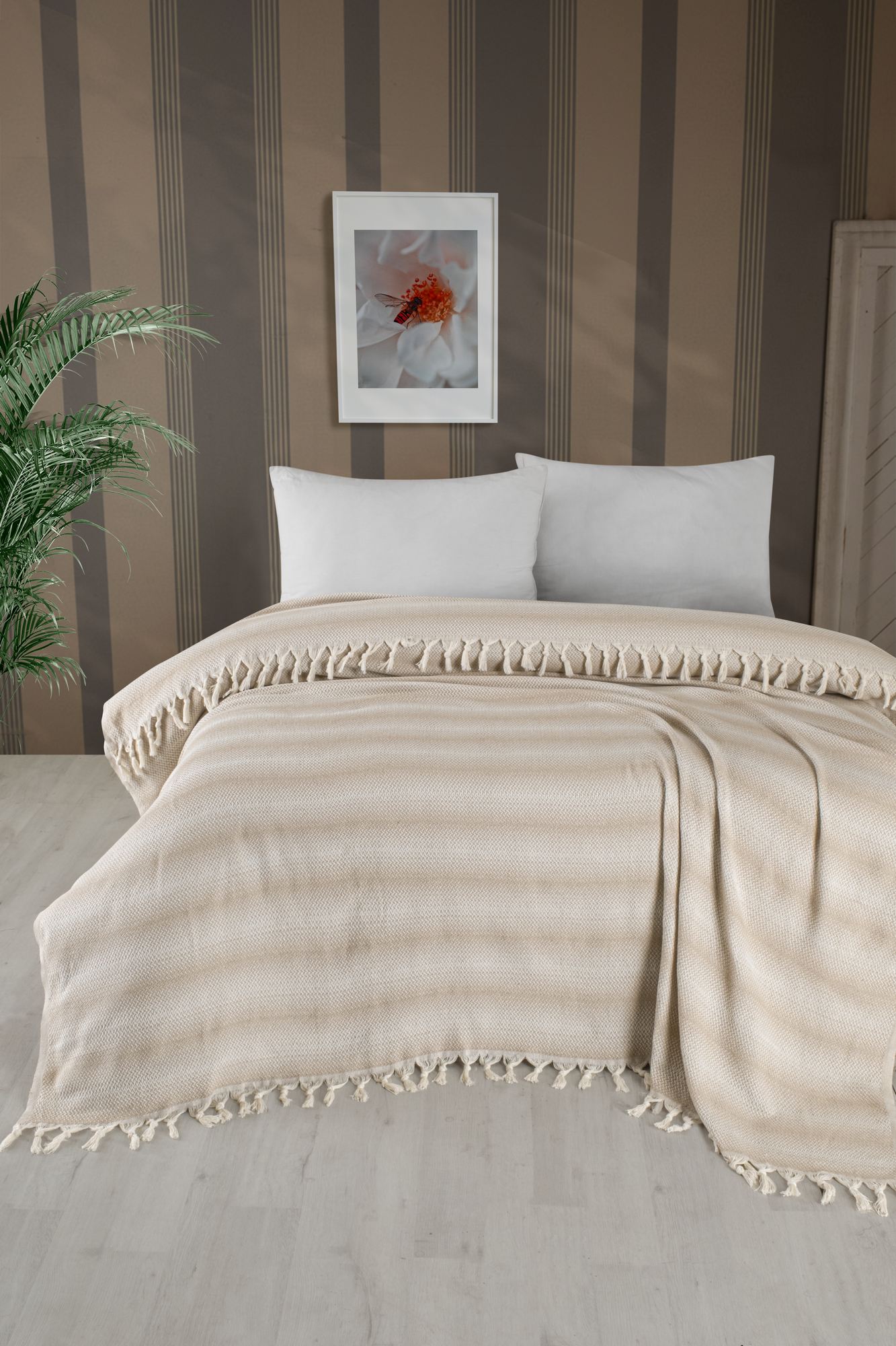 188WTN121320-201.jpg Milo - Beige – Дупли пике прекривач - Image 1