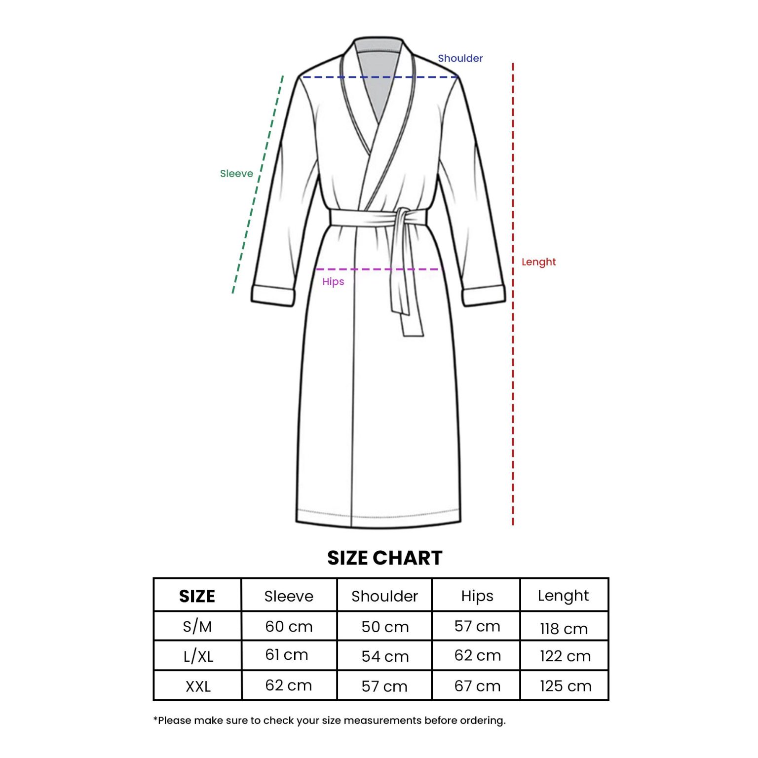 Kimono - Ecru – Унисекс бањарка - Image 5