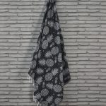 Ananas - Black – Фута (пешкир за плажа)