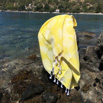 Ananas – Yellow – Фута (пешкир за плажа)
