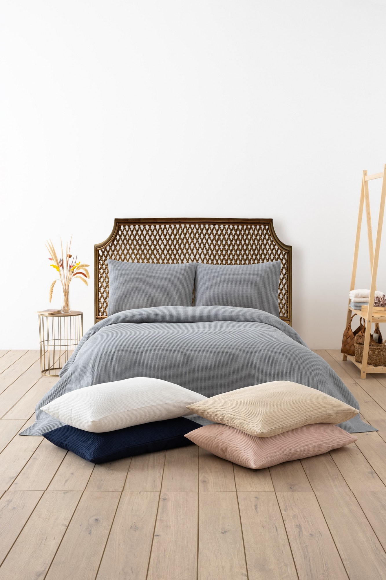 194DCH220420-201.jpg Waffle - Grey – Дупли пике прекривач - Image 1