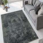 W932 - Dark Grey – Тепих за сала (80 x 150)