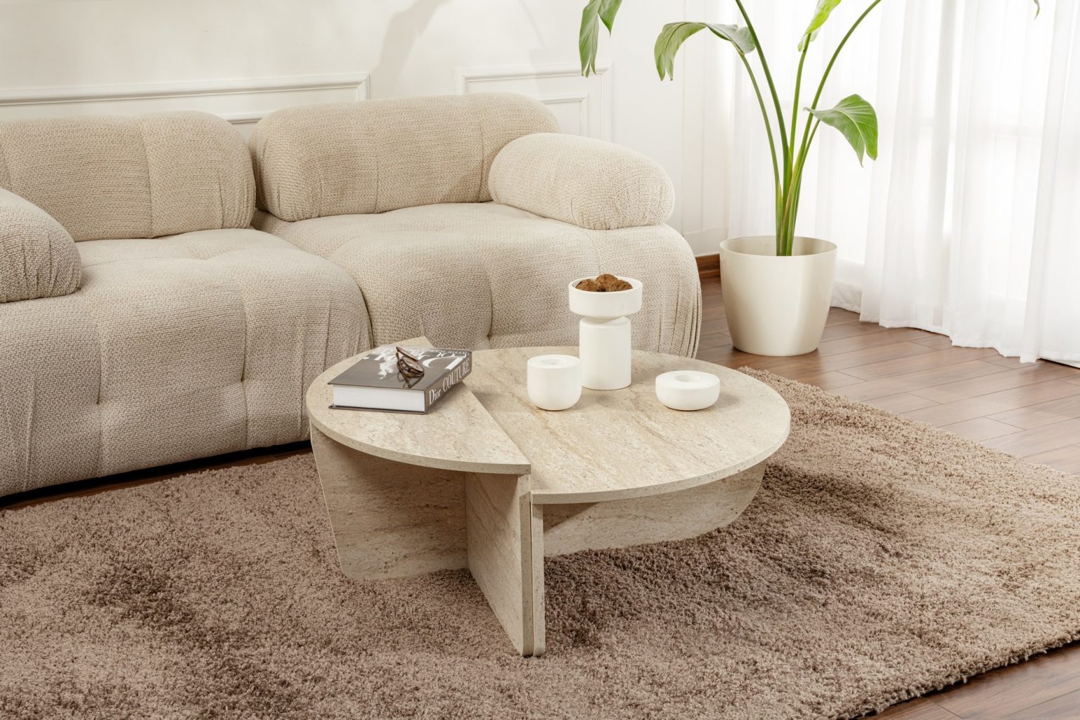 Orion - Travertine – Маса за кафе - Image 3