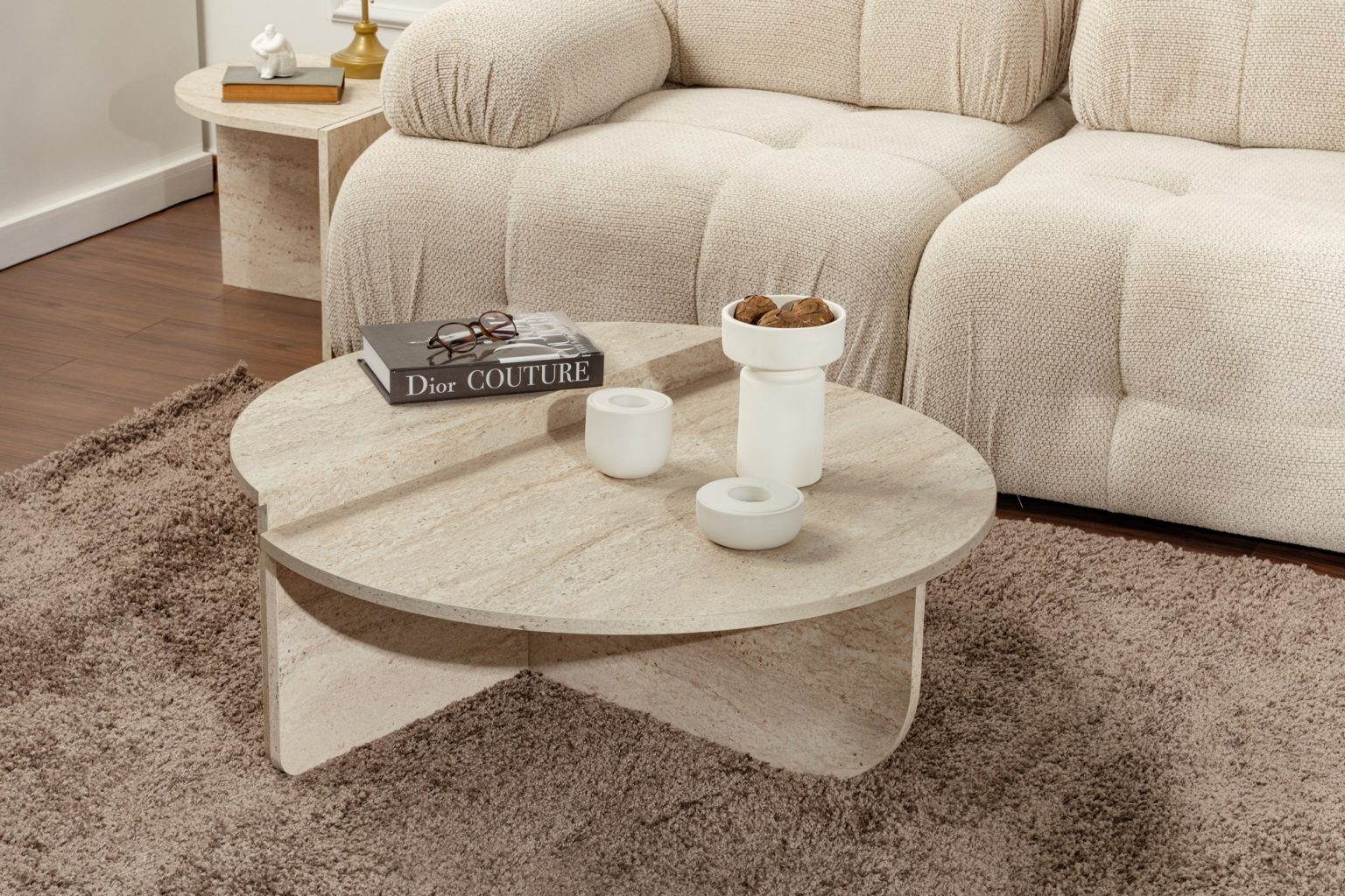 Orion - Travertine – Маса за кафе - Image 4