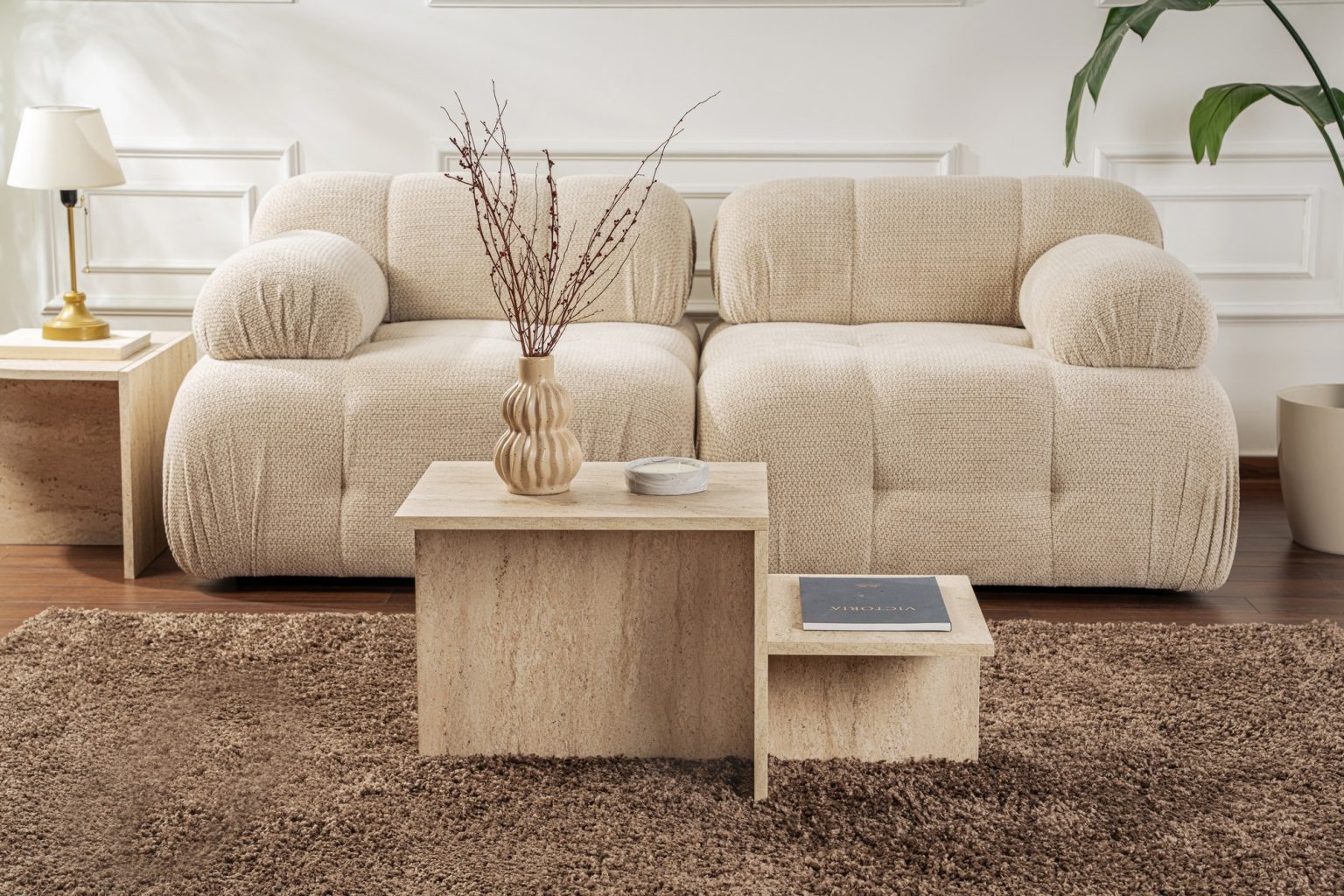 Harmony - Travertine – Маса за кафе - Image 2