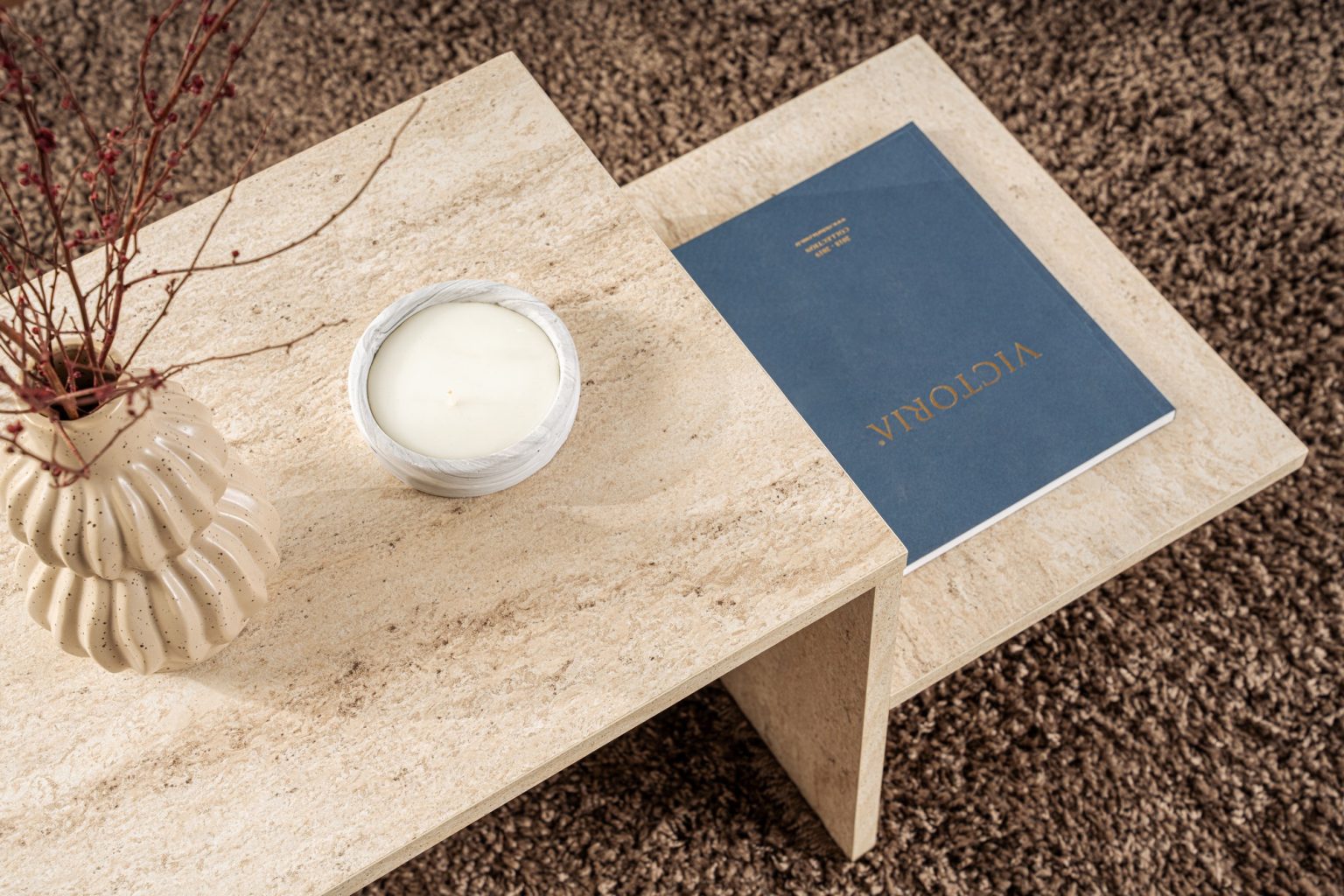 Harmony - Travertine – Маса за кафе - Image 3
