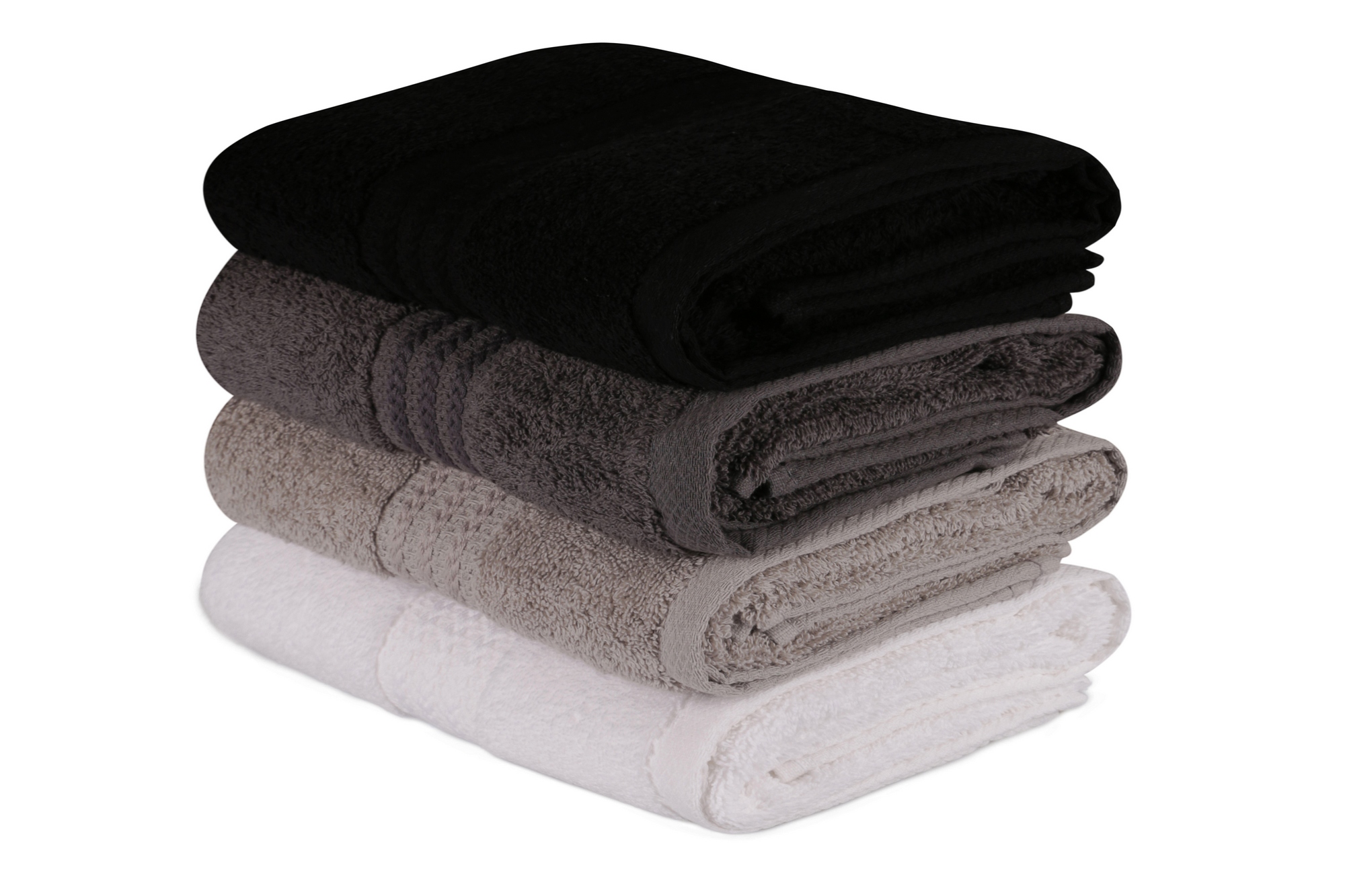 317HBY125920-201.jpg Rainbow - Black – Комплет крпи за раце (4 парчиња) - Image 1