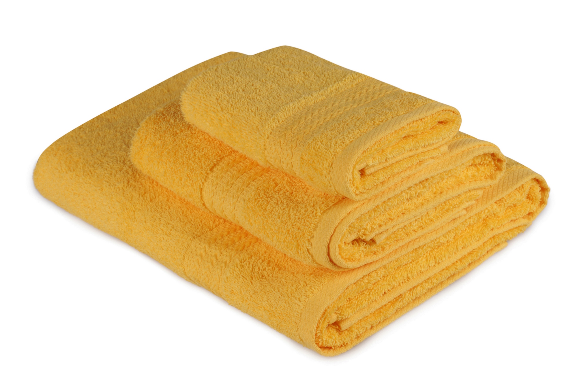 317HBY155120-201.jpg Rainbow - Dark Yellow – Комплет пешкири (3 парчиња) - Image 1