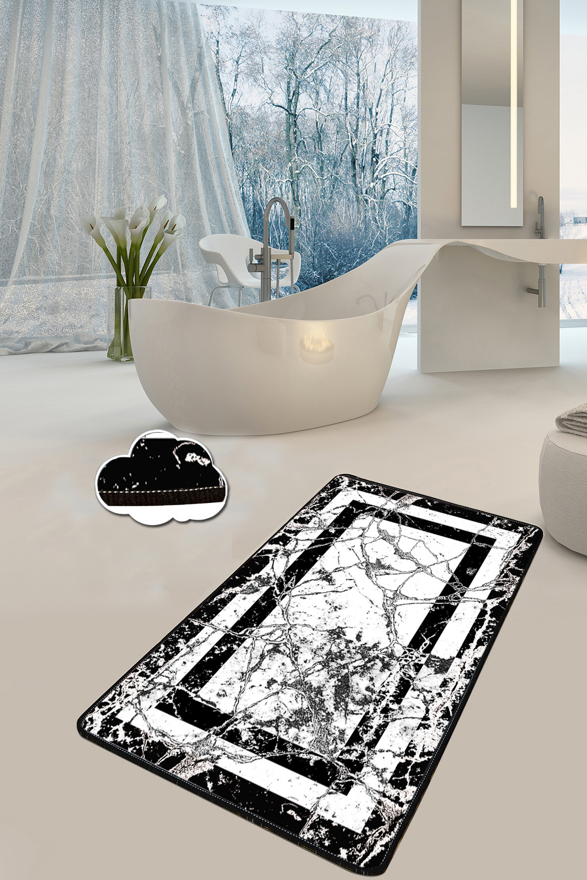 359CHL437820-201.jpg Marmor - Black (80 x 100) – Патосник за бања - Image 1