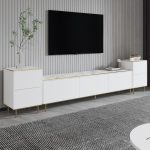Imaj - Marble, White – ТВ комода