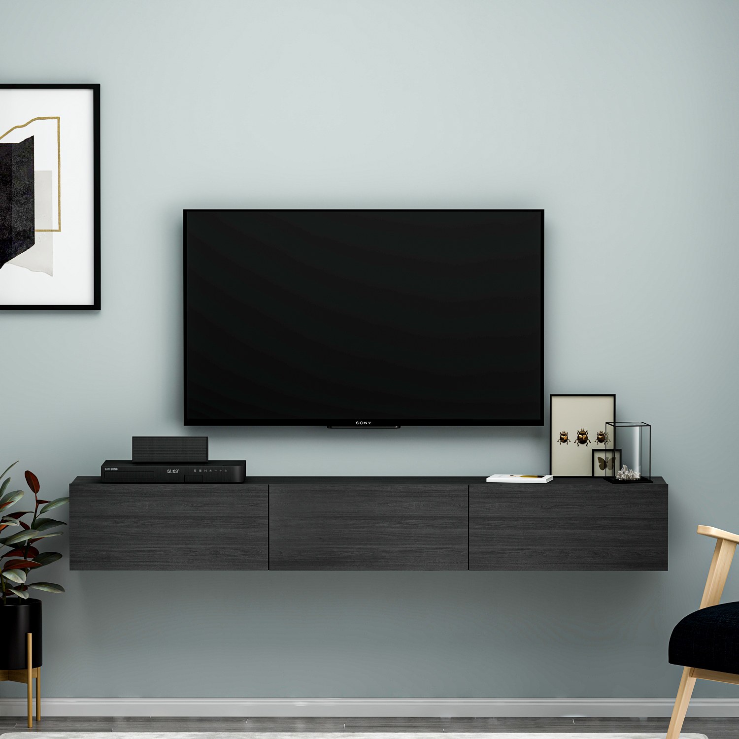 382NRC151120-201.jpg Terra - Black – ТВ комода - Image 1