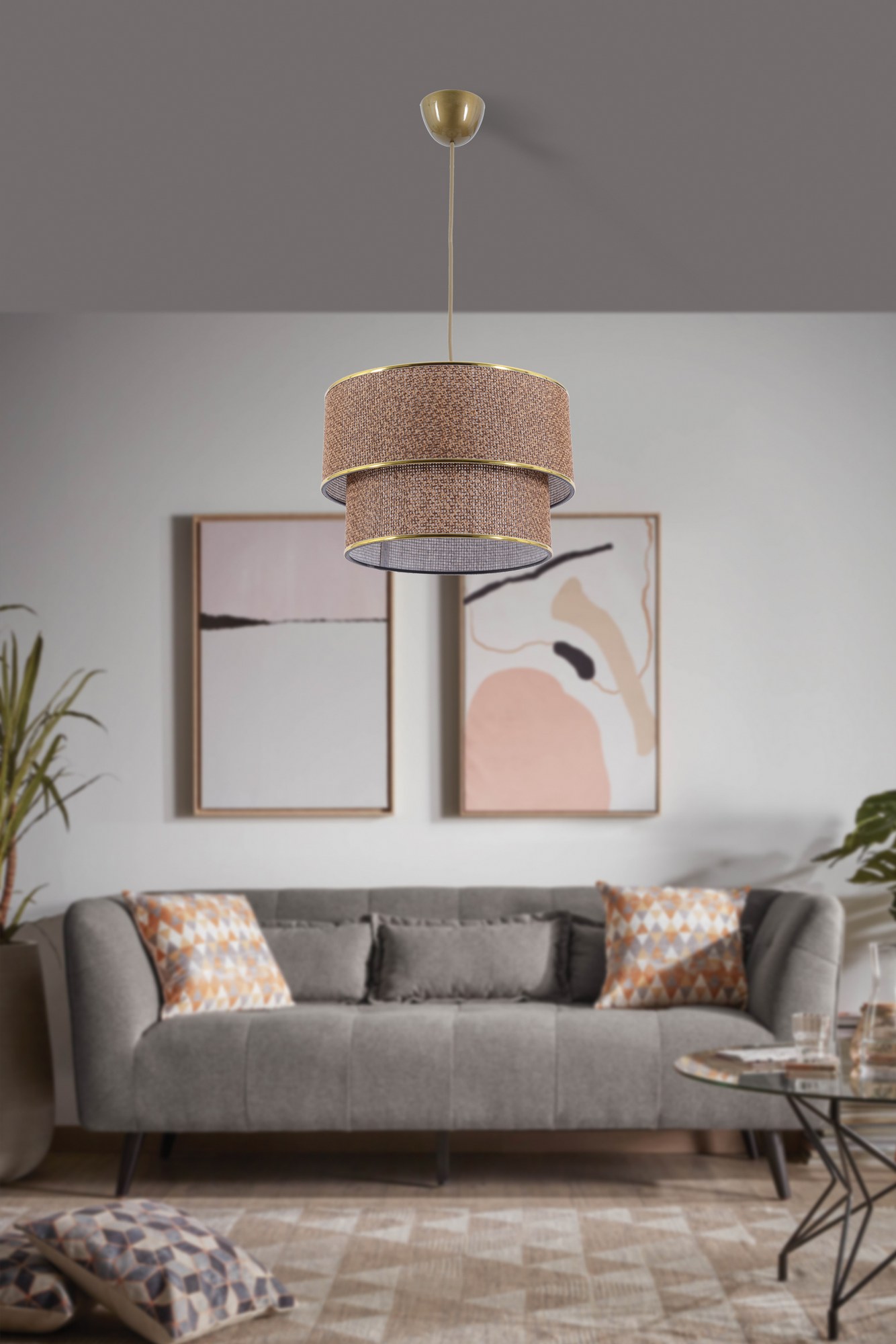 390FLH225820-201.jpg Coral - Beige – Лустер - Image 1