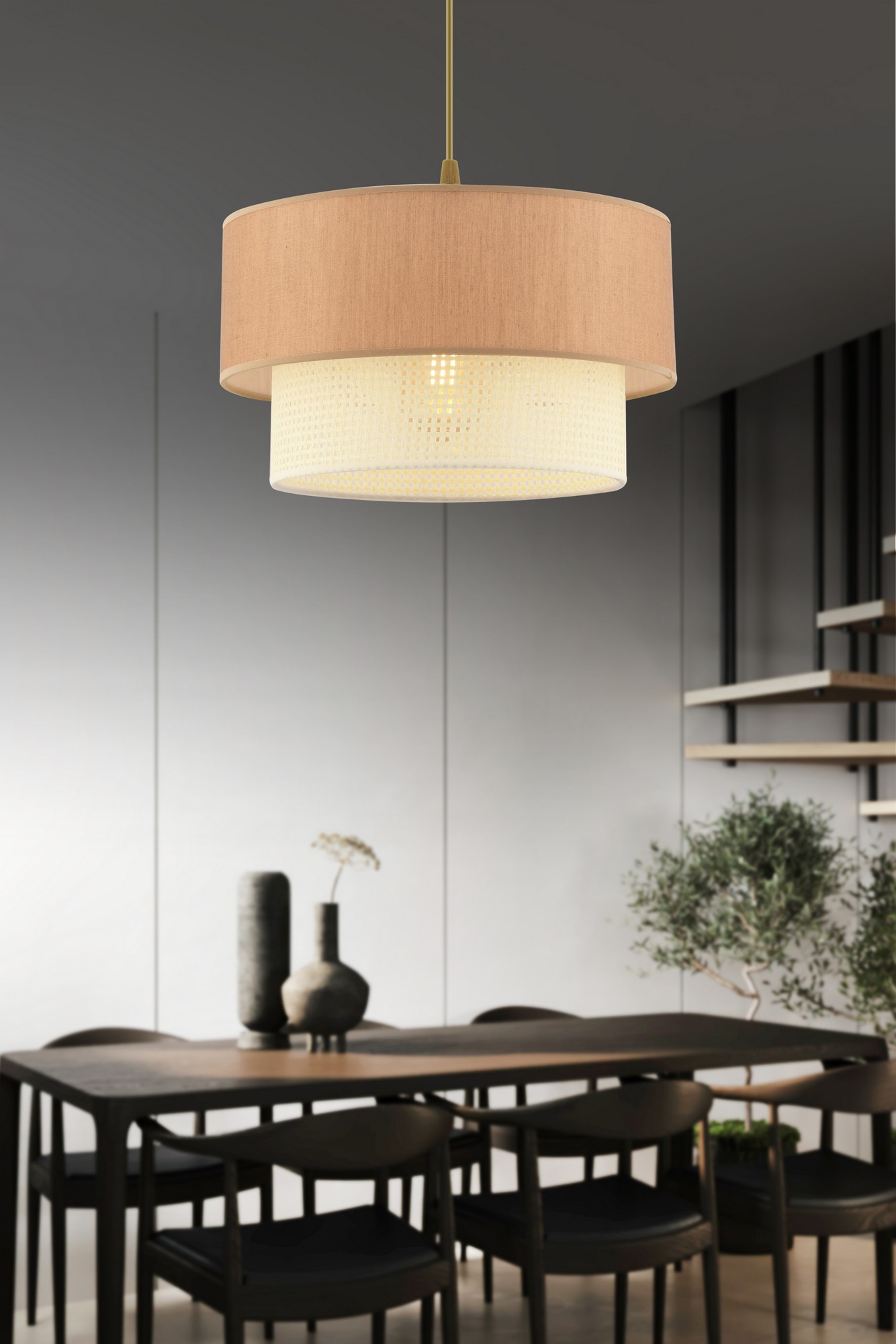 390FLH251820-201.jpg Echo - White, Brown – Лустер - Image 1