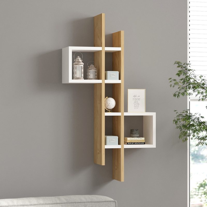 Emse – Sapphire Oak, White – Ѕидна полица