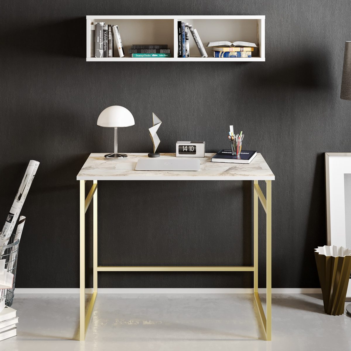 Gama - White, Gold – Канцелариско биро -  - Image 2