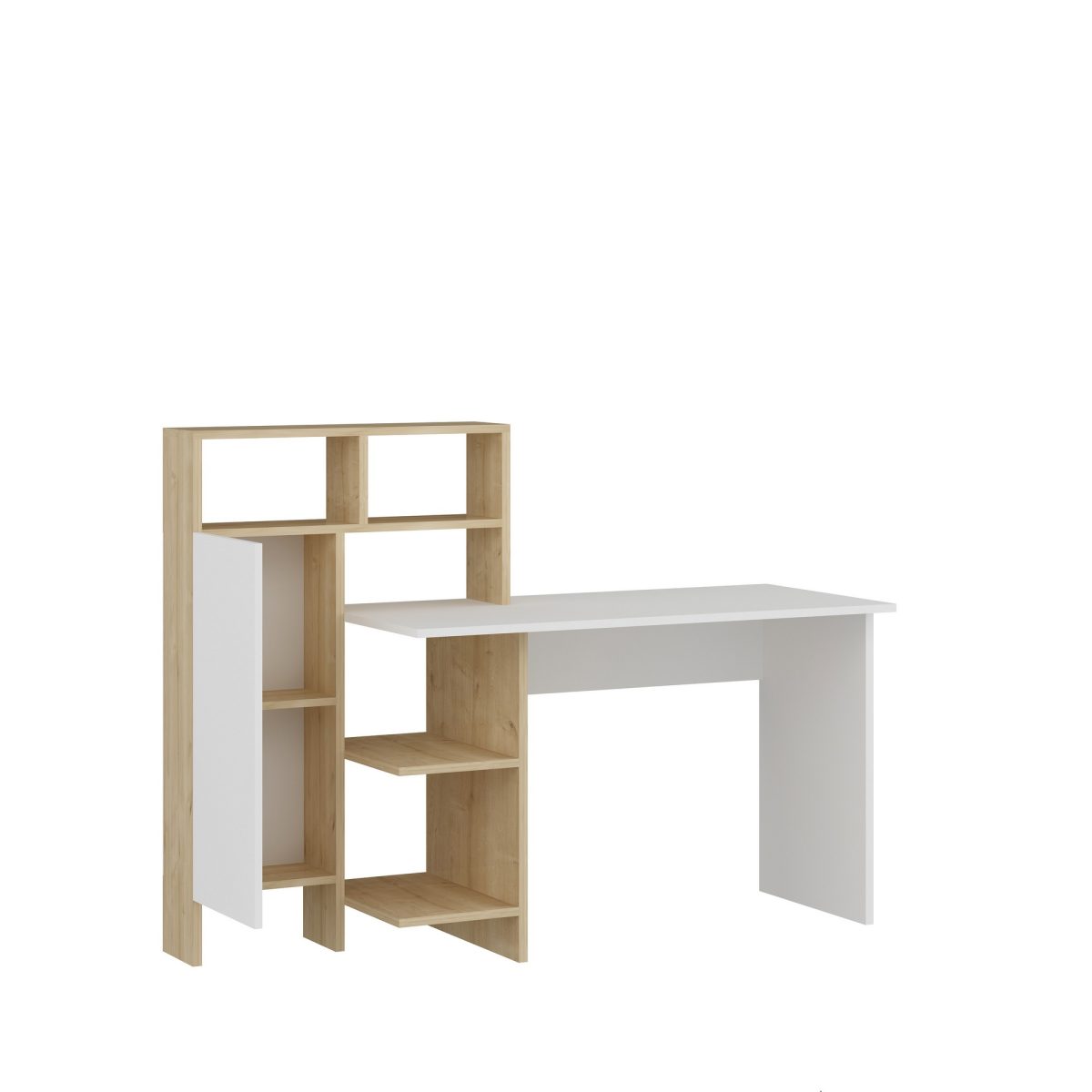 Bugra - White, Oak – Канцелариско биро -  - Image 3