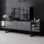 Chrome Line - Anthracite, Black – ТВ комода