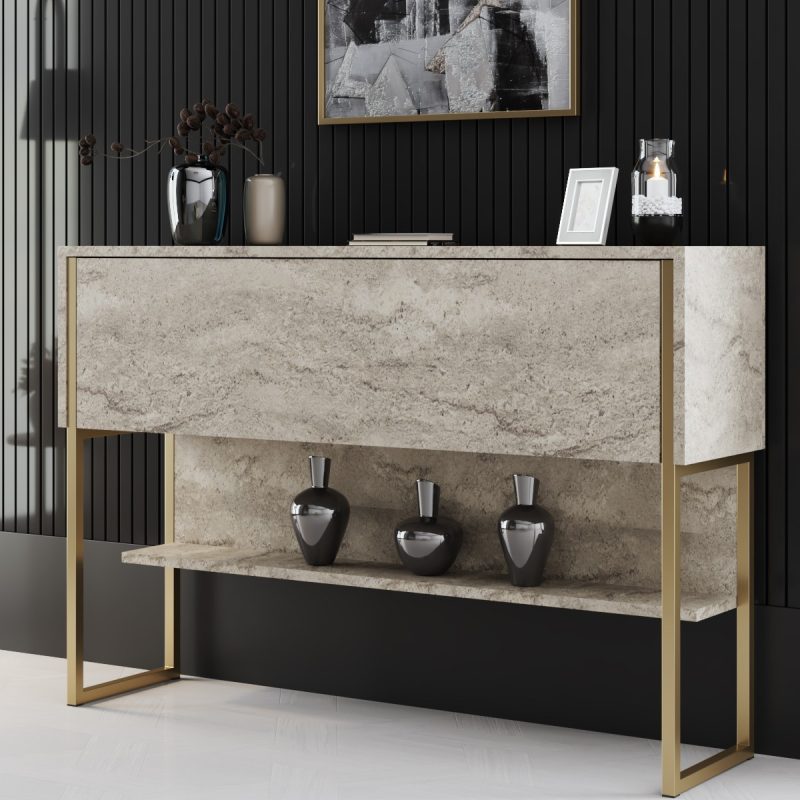 Luxe – Travertine, Gold – Комода
