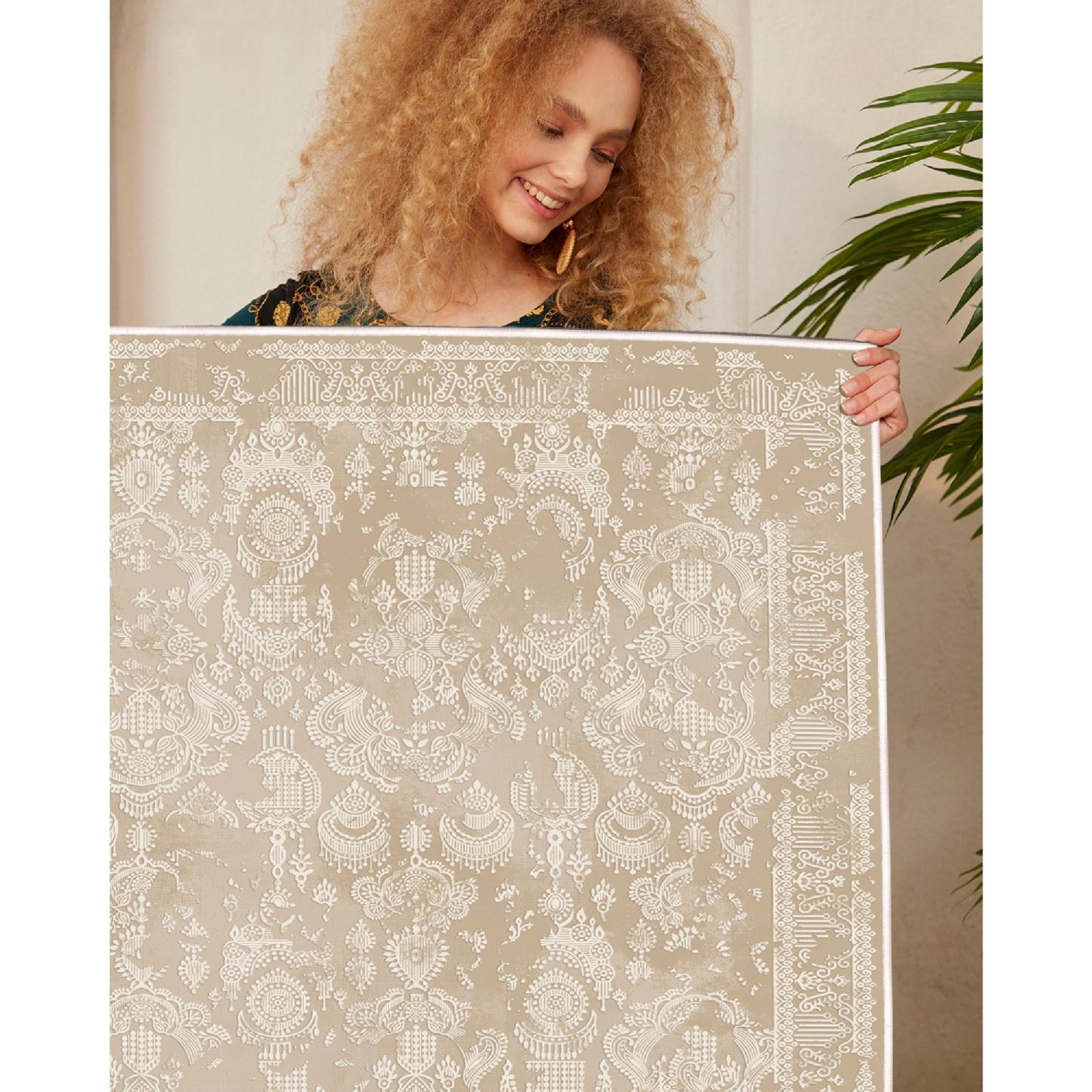 Eexfab797 - Beige – Тепих (120 x 180) - Image 2