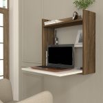 Laptop - White, Walnut – Канцелариско биро -  - Image 2