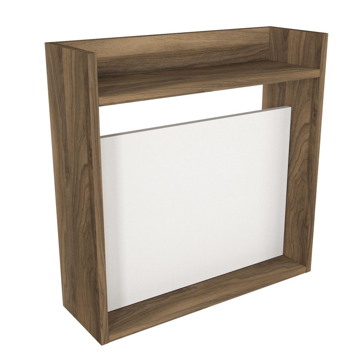 Laptop - White, Walnut – Канцелариско биро -  - Image 4