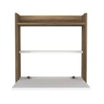 Laptop - White, Walnut – Канцелариско биро -  - Image 6