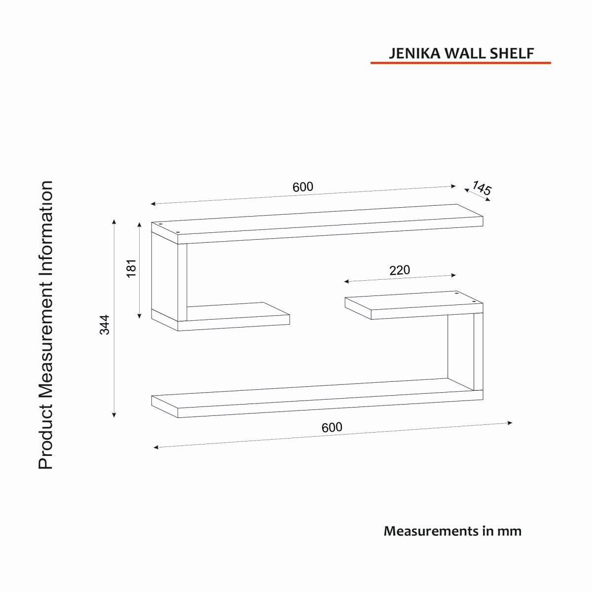 Jenika - White – Ѕидна полица - Image 7
