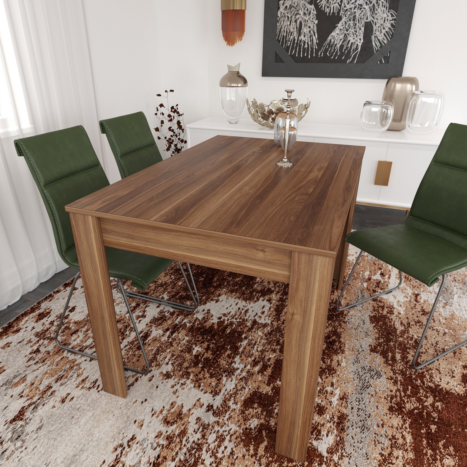 801CMY290420-201.jpg Single 120 - Walnut – Трпезариска маса - Image 1