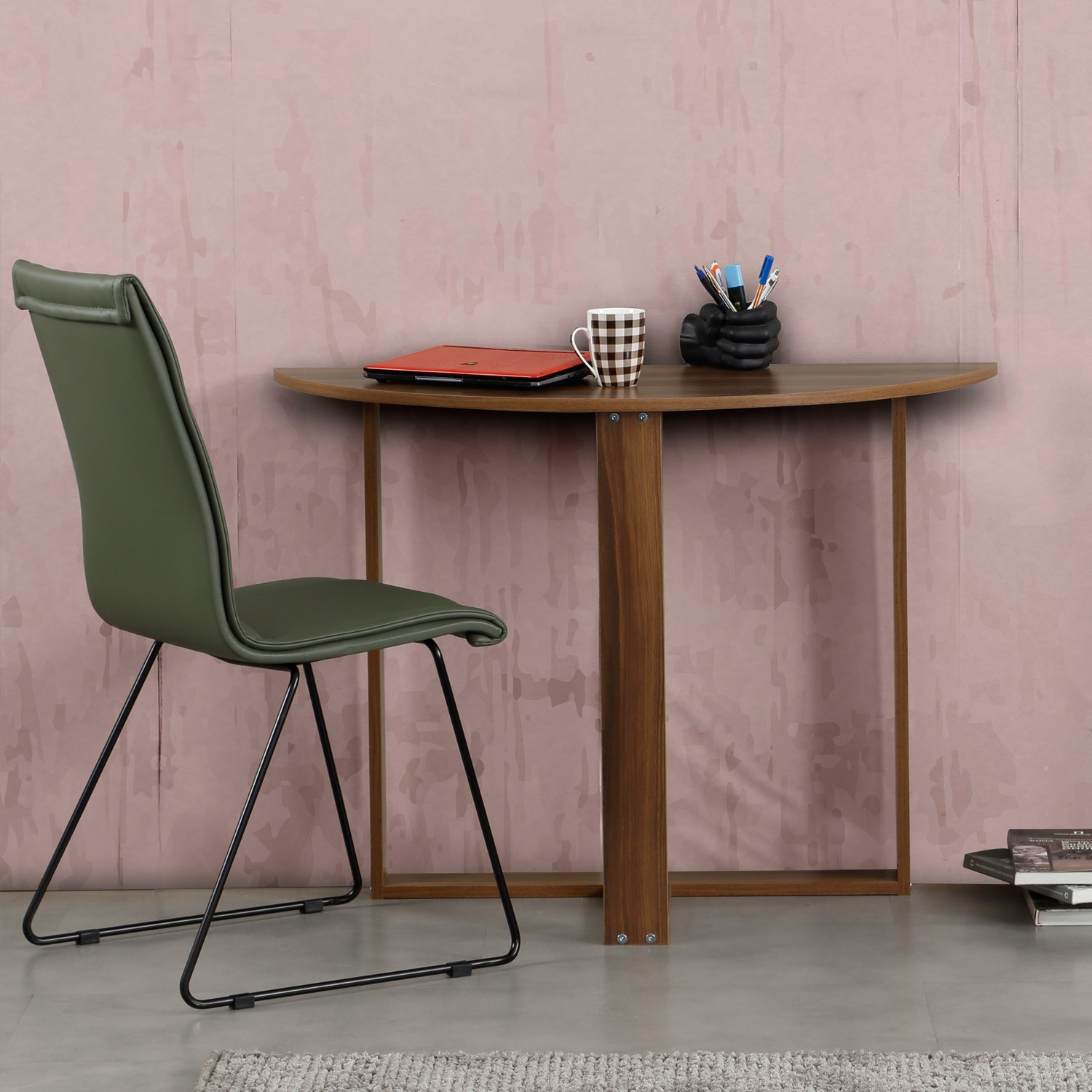 801CMY291620-201.jpg Middle - Walnut – Канцелариско биро - - Image 1