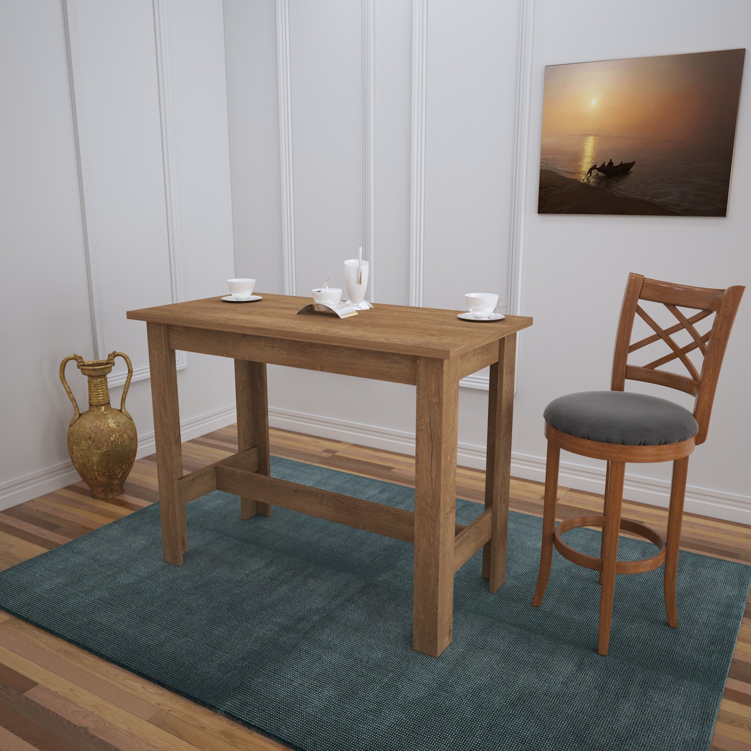 801CMY294320-201.jpg Barra - Caucasian Oak – Трпезариска маса - Image 1