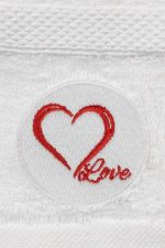 Love - White – Пешкир за капење - Image 4