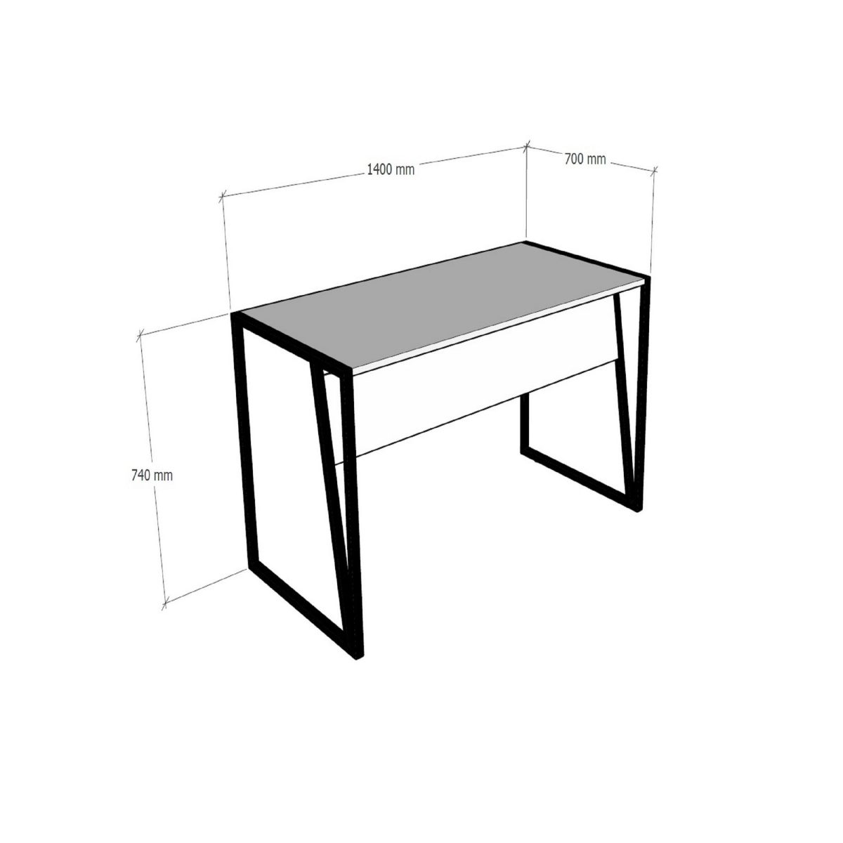 Cunda - Sapphire Black – Канцелариско биро -  - Image 6