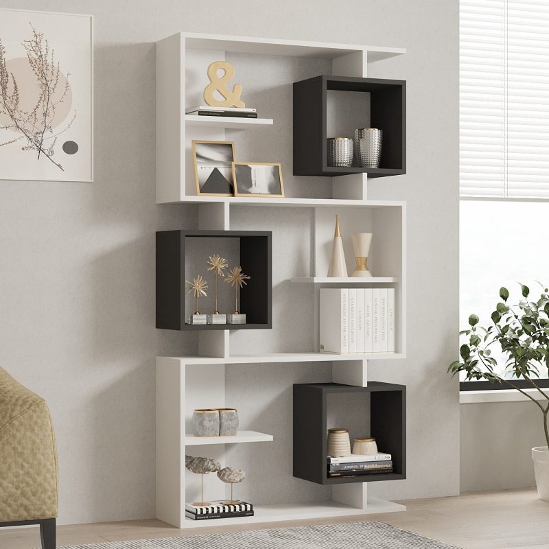 Icardi – White, Anthracite – Полица за книги