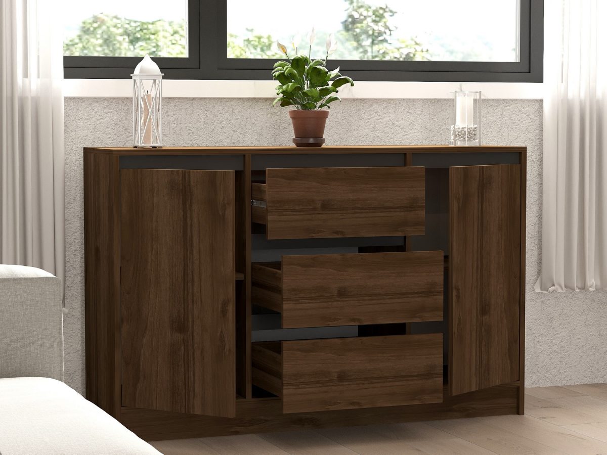 Onat - Walnut, Anthracite – Конзола - Image 2