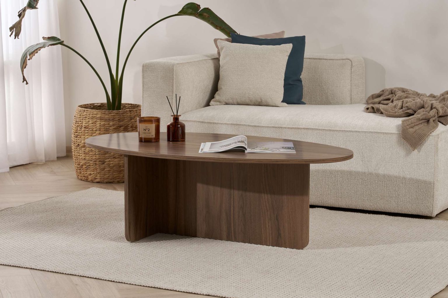 Orba - Walnut – Маса за кафе - Image 2