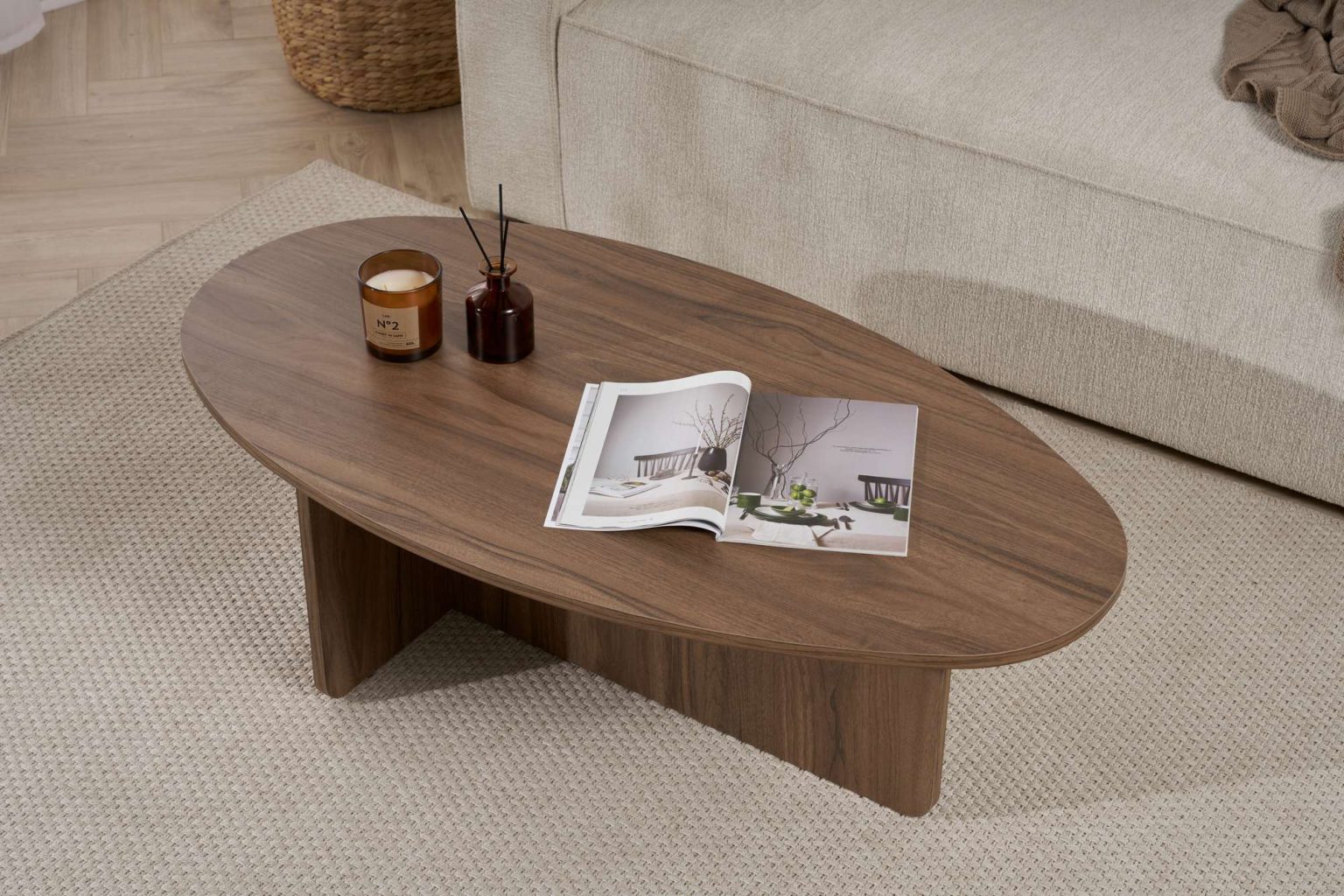 Orba - Walnut – Маса за кафе - Image 3