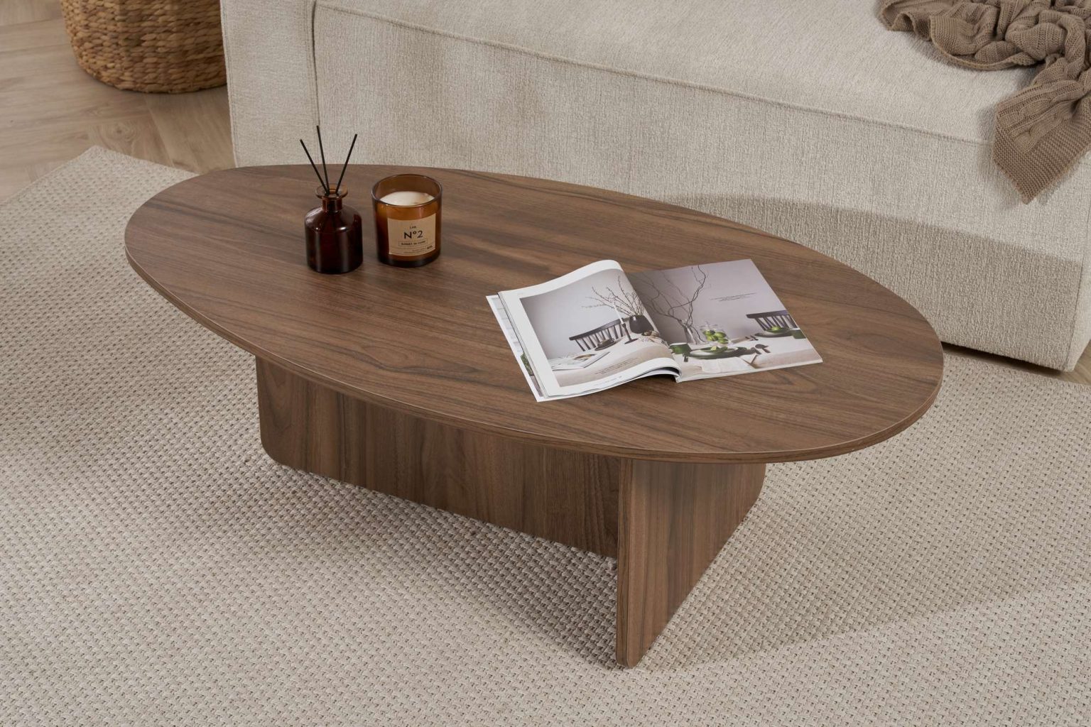 Orba - Walnut – Маса за кафе - Image 4