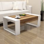 Venüs - Walnut, White – Маса за кафе