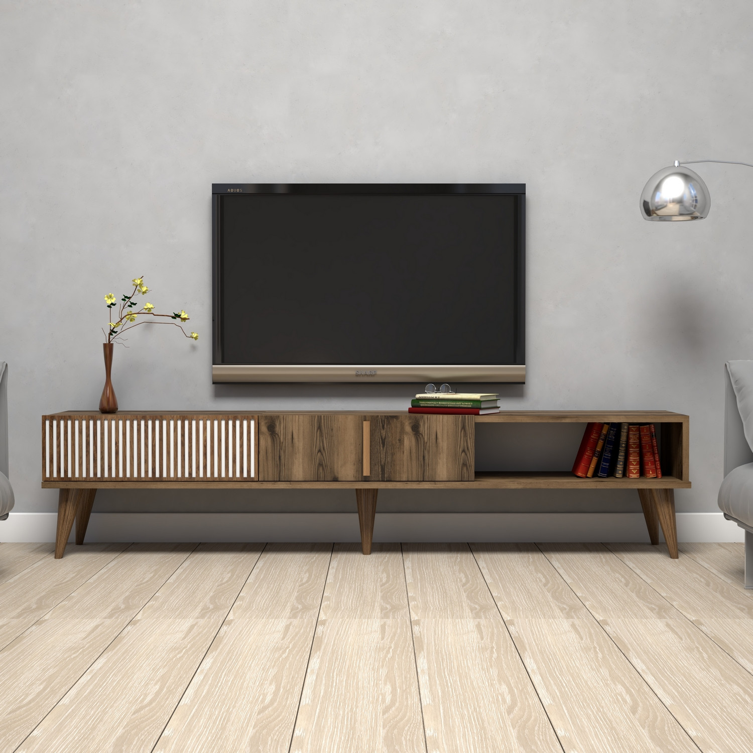 845HCT309220-201.jpg Milan - Walnut – ТВ комода - Image 1