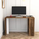Lima - Walnut, White – Канцелариско биро -  - Image 2