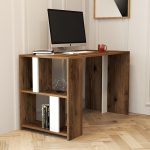 Lima - Walnut, White – Канцелариско биро -  - Image 3