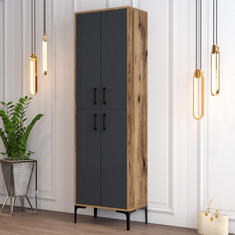 Berlin A – Walnut, Anthracite – Чевларник