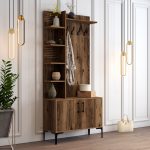 Viyana D - Walnut – Гардеробер за претсобје -  - Image 2