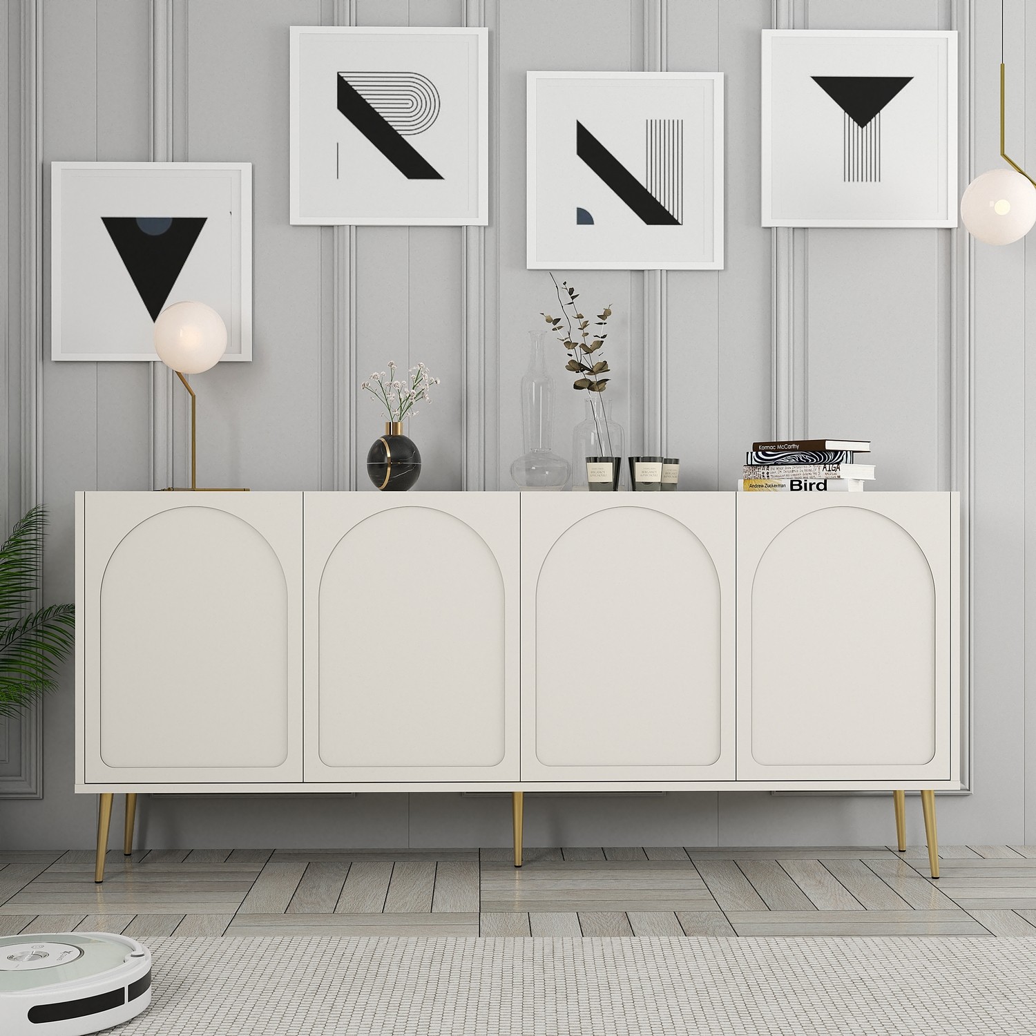 845HCT552820-201.jpg Lyon 80 - Cream, Gold – Конзола - Image 1